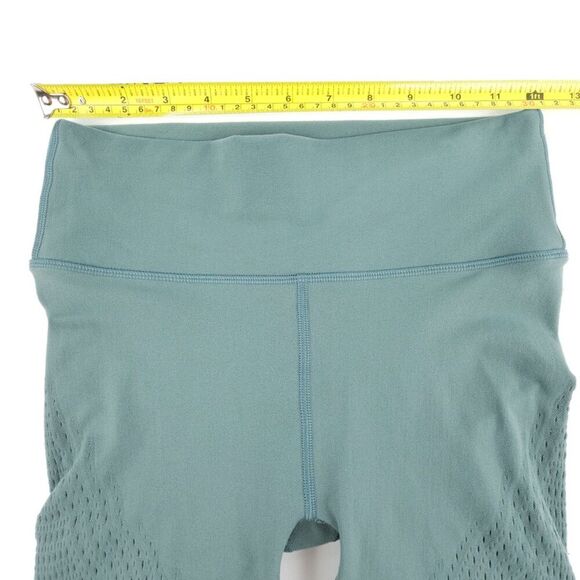 LULULEMON Reveal Short Digital Rain Tidewater Teal Bike Shorts Athleisure Lounge - Picture 3 of 8